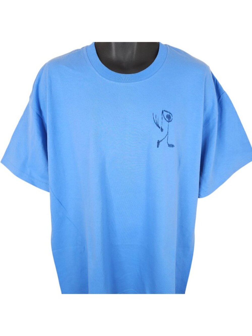 Vintage Golf T Shirt Mens Size XL Blue Y2K Stick Figure - Picture 2 of 7